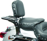 Mustang Harley Sissy Bar Pad Low Medallion Style - Black - 76498