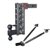 Gen-Y Mega Duty 2in Shank 12.5in Drop 10K Hitch w/GH-031 Dual-Ball/GH-032 Pintle Lock - GH-326