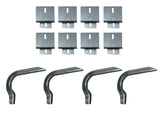 Lund 97-09 Ford Expedition EZ Running Board Mounting Bracket Kit - Brite - 300026