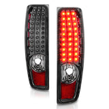 ANZO 04-10 Chevy Colorado LED Taillights G2 - Black - 311385