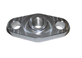 Torque Solution Billet Oil Feed Inlet Flange: Universal T3/T4 Turbos - TS-UNI-005