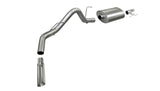 Corsa 2011-2014 -13 Ford F-150 EcoBoost 3.5L V6 Polished Sport Cat-Back Exhaust - 24392