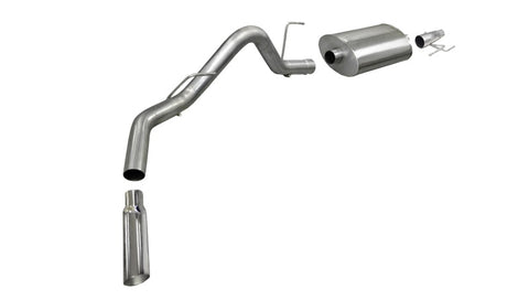 Corsa/dB 11-13 Ford F-150 EcoBoost 3.5L V6 Polished Sport Cat-Back Exhaust - 24392