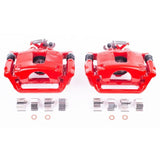 Power Stop 12-16 Chrysler Town & Country Rear Red Calipers w/Brackets - Pair - S5398