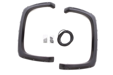 Lund 99-07 Chevy Silverado 1500 RX-Rivet Style Textured Elite Series Fender Flares - Black (2 Pc.) - RX103TB