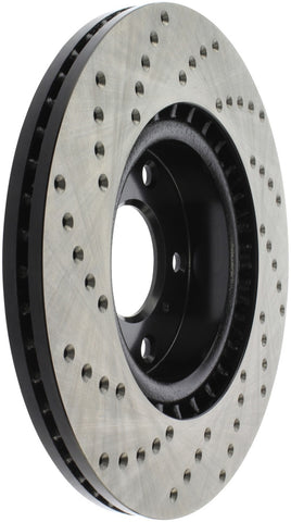 StopTech 8/02-03 Infiniti G35 Drilled Left Front Rotor - 128.42074L