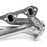 BBK 79-93 Mustang 351 Swap Shorty Unequal Length Exhaust Headers - 1-5/8 Silver Ceramic - 15110