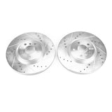 Power Stop 16-18 BMW X1 Front Evolution Drilled & Slotted Rotors - Pair - EBR1656XPR
