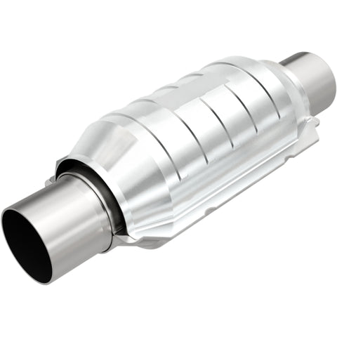 MagnaFlow Conv Univ 3in Inlet/Outlet Center/Center Round 9in Body L x 5.125in W x 13in Overall L - 99209HM