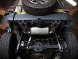 aFe Rebel Series 2.5in 409 SS Axle-Back Exhaust Polished 07-18 Jeep Wrangler (JK) V6-3.6L/3.8L - 49-48086-P