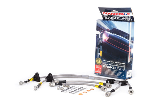 Goodridge 89-91 Civic/CRX w/ rear drum Brake Lines - 20013