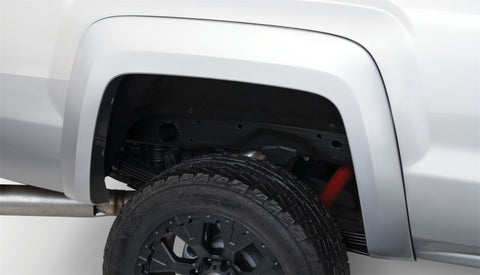 Bushwacker 15-18 GMC Sierra 2500 HD Extend-A-Fender Style Flares 4pc 78.8/97.6in Bed - Black - 40966-02
