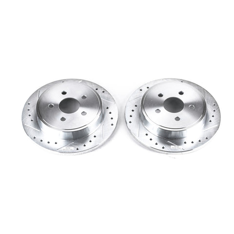 Power Stop 03-07 Chrysler PT Cruiser Rear Evolution Drilled & Slotted Rotors - Pair - AR8353XPR