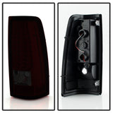 xTune Chevy Silverado 1500/2500/3500 99-02 LED Tail Lights Red Smoke ALT-ON-CS99-LED-RS - 5011763
