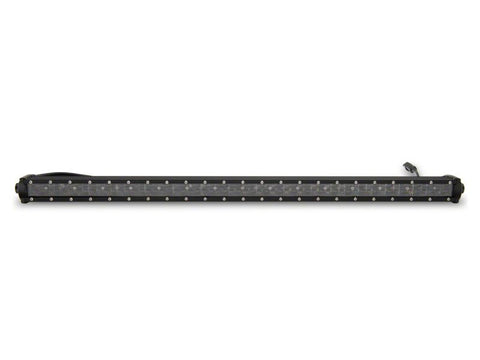 Raxiom 18-23 Jeep Wrangler JL Axial Series 30-In Single Row LED Light Bar w/ Hood Mounting Brackets - J139110