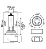 Hella Optilux H10 12V/42W XY Xenon Yellow Bulb - H71071112