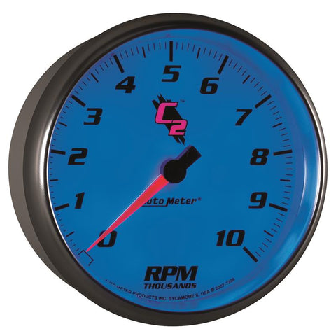 Autometer C2 5 inch 10000 RPM In-Dash Tachometer - 7298