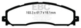 EBC 13+ Ford F250 (inc Super Duty) 6.2 (2WD) Greenstuff Rear Brake Pads - DP63016