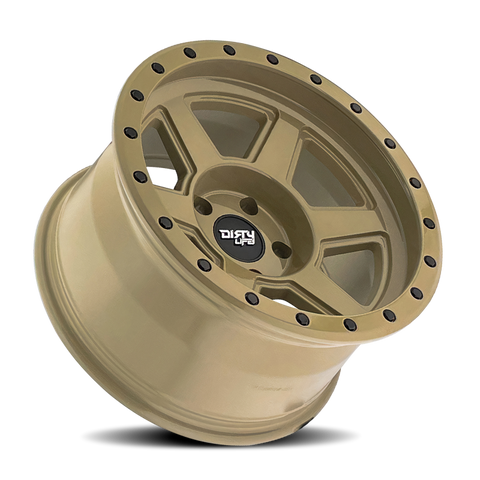 Dirty Life 9315 Compound 17x9 / 5x127 BP / -12mm Offset / 78.1mm Hub Desert Sand Wheel - 9315-7973DS12