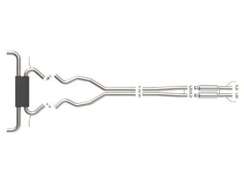 aFe Vulcan Series 2 1/2in 304 SS Cat-Back 19-20 Ford Edge ST V6 2.7L(tt) - 49-33133