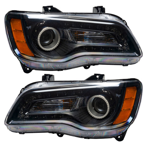 Oracle 11-14 Chrysler 300C SMD HL - Black - NON HID - Blue - 7729-002