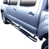 Westin 2005-2017 Toyota Tacoma Double Cab PRO TRAXX 5 Oval Nerf Step Bars - SS - 21-52770