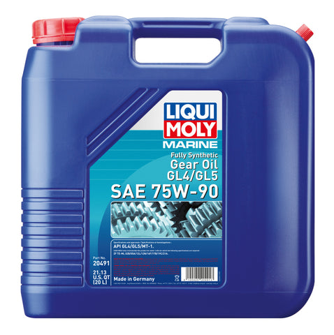 LIQUI MOLY 20L Marine Fully Synthetic Gear Oil (GL4/GL5) SAE 75W90 - 20491