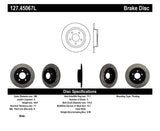 StopTech 04-10 Mazda3 Slotted & Drilled Left Rear Rotor - 127.45067L