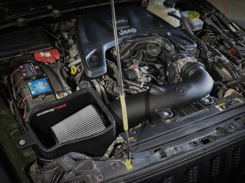 aFe Magnum FORCE Stage-2 Pro Dry S Cold Air Intake System Jeep Wrangler (JL) 18-23 V6-3.6L - 54-13078D