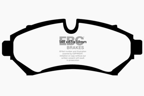 EBC 98-04 Cadillac Seville 4.6 Greenstuff Front Brake Pads - DP21100/2