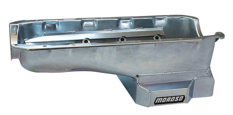 Moroso Chevrolet Big Block Mark IV Kicked Out Wet Sump 6qt 8in Steel Oil Pan - 20403
