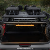 Go Rhino Xplor Flash Series Sgl Multi Function LED Light Bar (Track Mount) 30in. - Blk - 750003014CBS