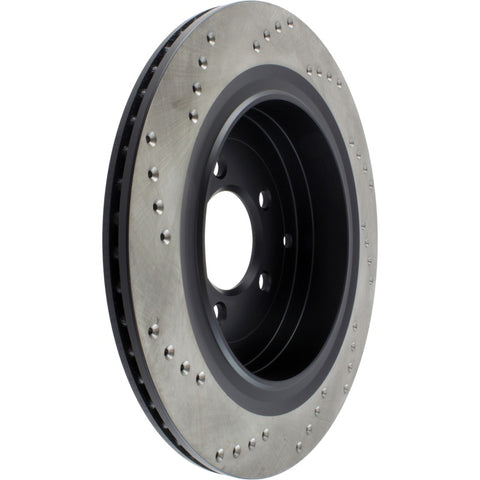 StopTech 05-09 Land Rover LR3 / 06-13 Land Rover Range Rover Sport Drilled Left Rear Cryo Rotor - 128.22010CL