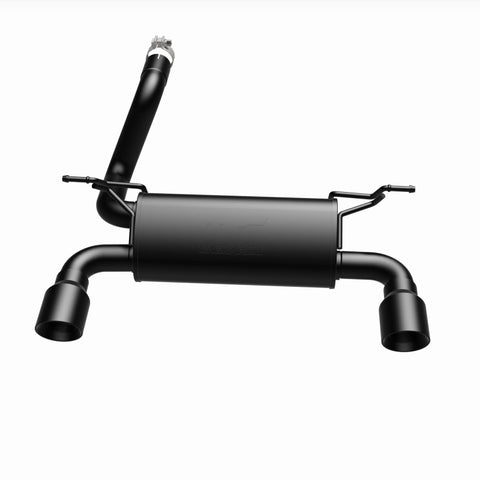 MagnaFlow 2018+ Jeep Wrangler 3.6L Dual Black Tip Axle-Back Exhaust - 19388