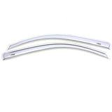 AVS 14-18 Chevy Silverado 1500 Standard Cab Outside Mount Front Window Ventvisor 2pc - Chrome - 682301