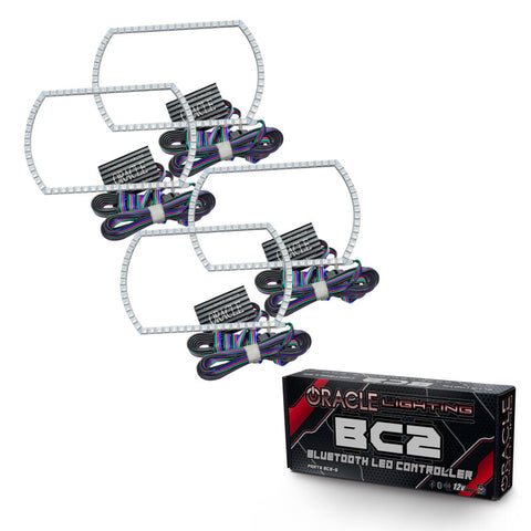 Oracle Chevy Silverado 14-15 Halo Kit Projector Style - ColorSHIFT w/ BC1 Controller - 2386-335