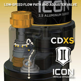 ICON 25-26 Toyota 4Runner 0-3in Rear 2.5 Series Shocks VS CDXS RR - Pair - 57872XP