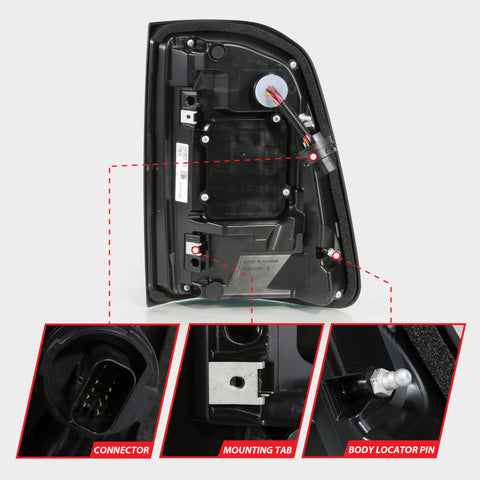 Anzo 19-23 Dodge Ram 1500 Laramie/Rebel/Limited Longhorn Full LED Sequential Signal Black Taillight - 311478