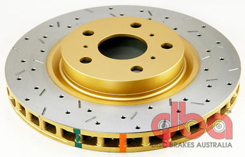 DBA 09 Pontiac G8 V8 6.0L Front Drilled & Slotted 4000 Series Rotor - 42028XS
