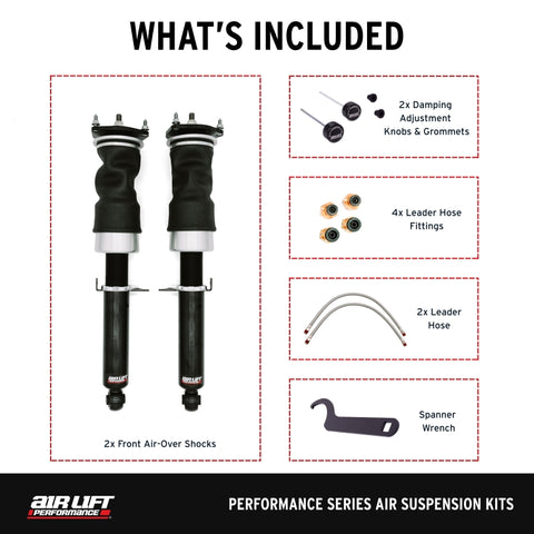 Air Lift Performance 09-13 Infiniti G37 / 09-20 Nissan 370z Front Air Suspension Kit - 76010
