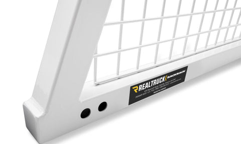 BackRack 17-20 Ford F-250/350/450/550 SD Safety Rack Frame ONLY (Req. HW) - White - 10800W