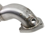 aFe 09-13 MINI Cooper S (R56) L4 1.6L (t) Twisted Steel Down Pipe 2-1/2in 304 Stainless Steel w/ Cat - 48-36318-1HC