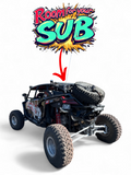 Elektric Offroad 2022+ Polaris Rzr Pro R Amp Rear Tire Rack Bumper Combo - RRB610030