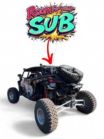 Elektric Offroad 2022+ Polaris Rzr Pro R Amp Rear Tire Rack Bumper Combo - RRB610030