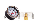 Kleinn Dash Mount Analog Air Pressure Gauge/ 0-250 PSI - 1/4In M NPT Inlet - 1021