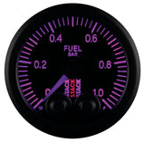 Autometer Stack 52mm 0-1 Bar M10 Male Pro-Control Fuel Pressure Gauge - Black - ST3503