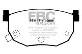 EBC 99-01 Hyundai Elantra 2.0 Yellowstuff Rear Brake Pads - DP4528R