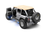 RealTruck 18-24 Jeep Wrangler 4dr VoltStep Electric Running Board Kit (Drilling Req.) - Tex. Blk - 20450674PC