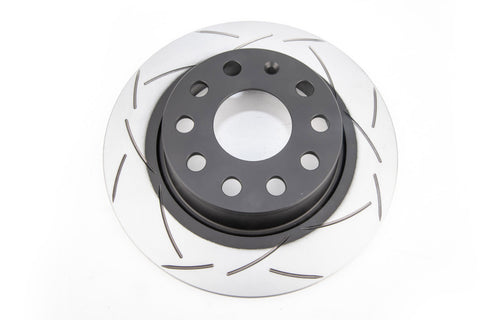 DBA 10-14 VW Golf GTI (Mk6) Street T2 Slotted Rear Brake Rotor - DBA2814S
