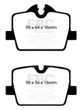 EBC Racing 2019+ BMW Z4 G29 / 2020+ Toyota GR Supra (w/13in Rear Rotors) RP-X Race Rear Brake Pads - DP82405RPX